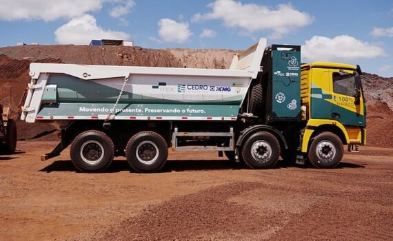 Cedro Mineração inicia testes com caminhão 100% elétrico da XCMG